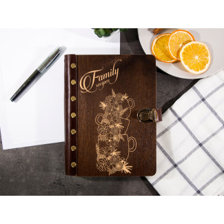 Книга для запису рецептів «Family recipes»