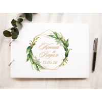 Весільна книга побажань в стилі Greenery