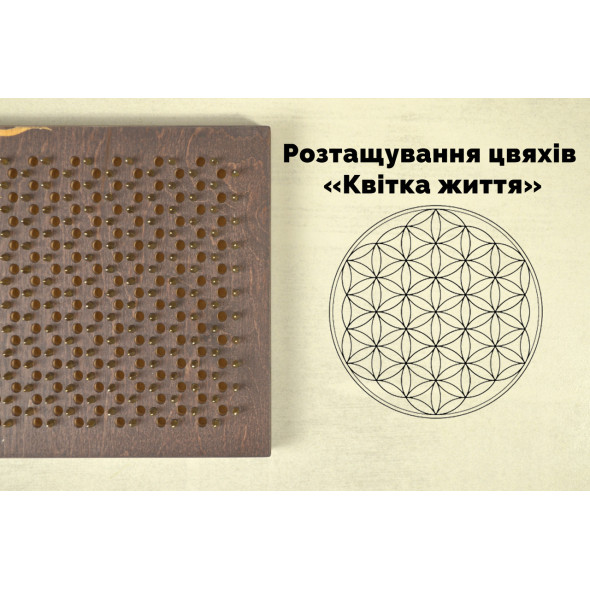 Дошка Садху для новачків з кроком 10 мм, з гравіюванням від Morebi 218-005-069