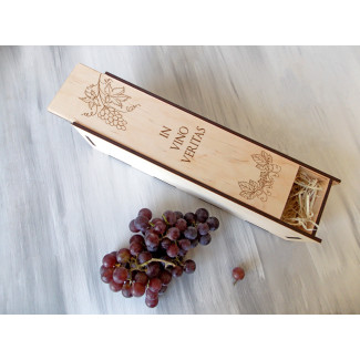 Подарункова коробка для вина «In vino veritas»
