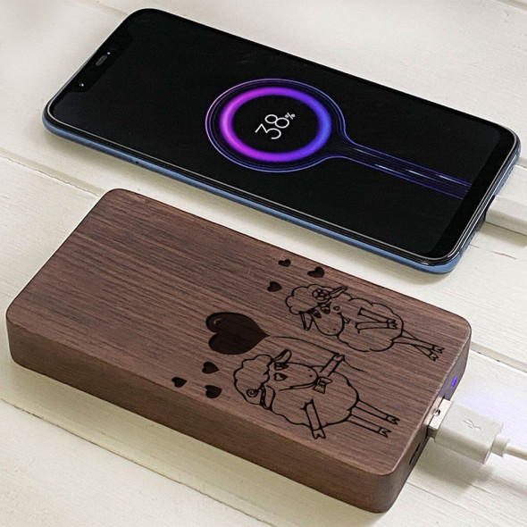 Powerbank з дерева з гравіюванням 