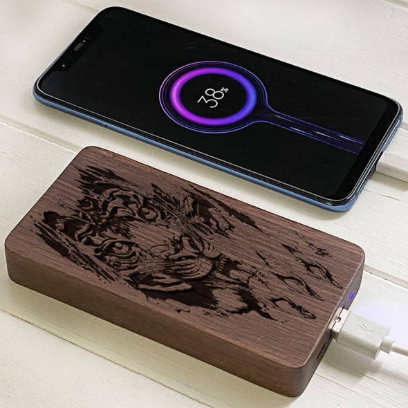 Powerbank Зовнішній акумулятор із дерева з гравіюванням 