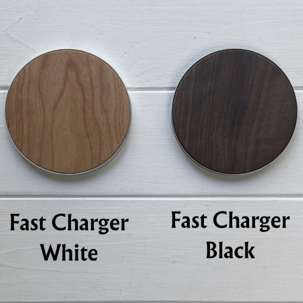 Зарядка нового покоління бездротова з дерева Fast Charger з гравіюванням 