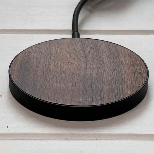 Бездротова дерев'янна зарядка  для телефона MagSafe Wood Charger FC-007