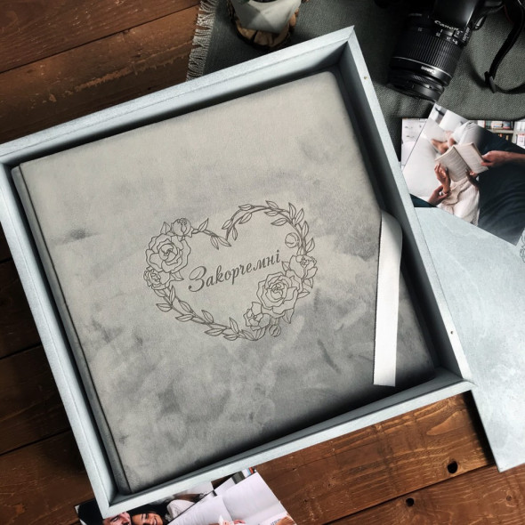 Фотоальбом весільний "Family album" Світло-коричневий 33х33 см RM04-21