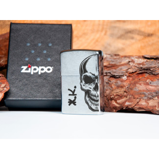 Запальничка Zippo хромована з гравіюванням ініціалів