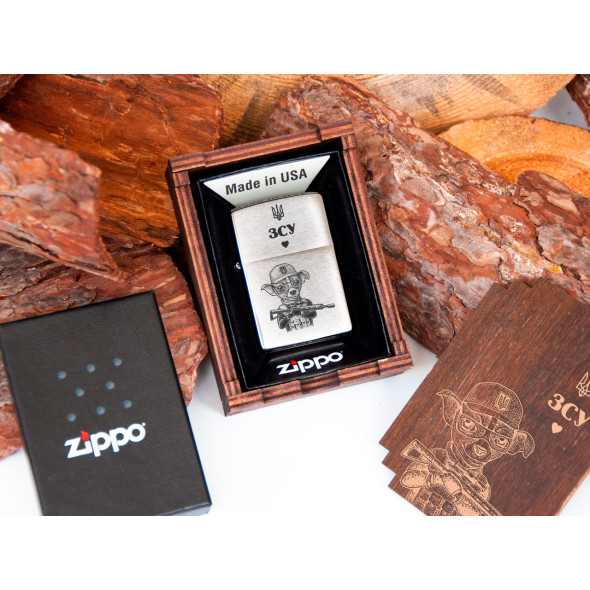 Запальничка Zippo з гравіюванням собаки