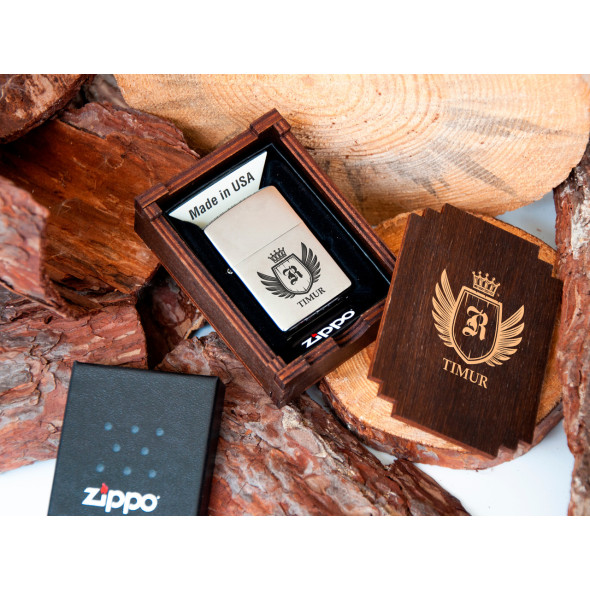 Іменна запальничка Zippo з гравіюванням на замовлення