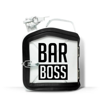 Каністра-бар на 5л. з принтом оригінальний подарунок чоловікові "Bar Boss"