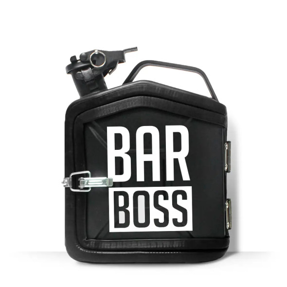 Каністра-бар на 5л. з принтом оригінальний подарунок чоловікові "Bar Boss"
