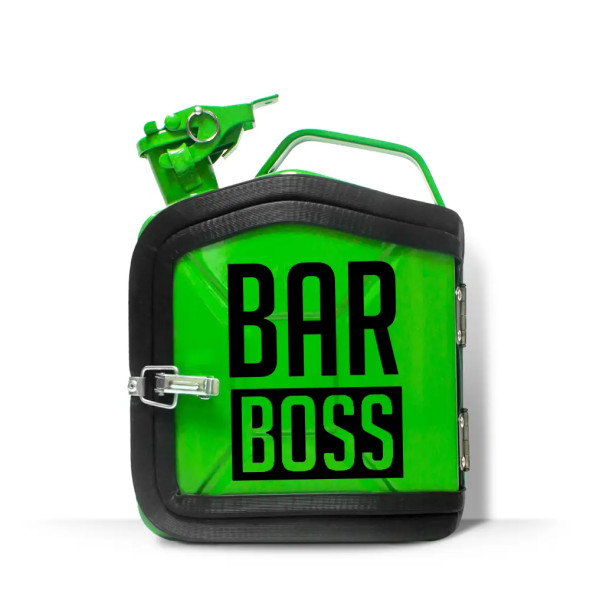 Каністра-бар на 5л. з принтом оригінальний подарунок чоловікові "Bar Boss"