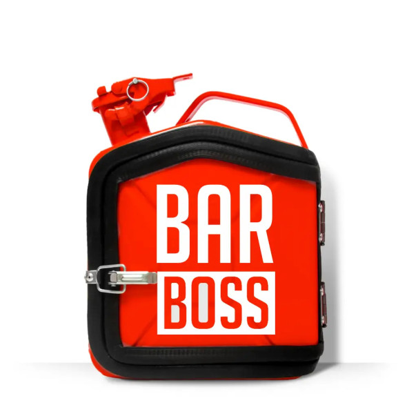 Каністра-бар на 5л. з принтом оригінальний подарунок чоловікові "Bar Boss"