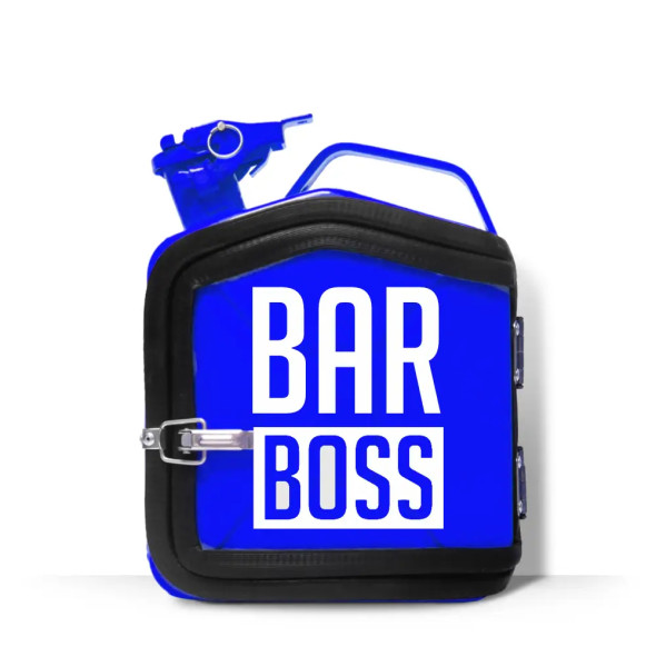 Каністра-бар на 5л. з принтом оригінальний подарунок чоловікові "Bar Boss"