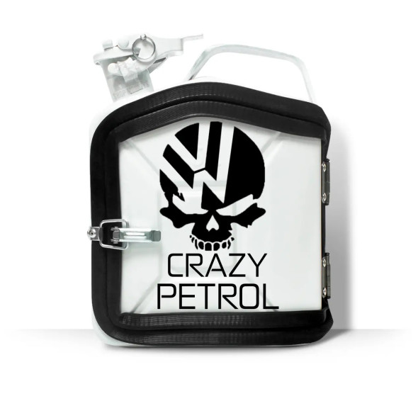 Подарунок чоловікові каністра-бар на 5л. з індивідуальним принтом "Crazy Petrol"