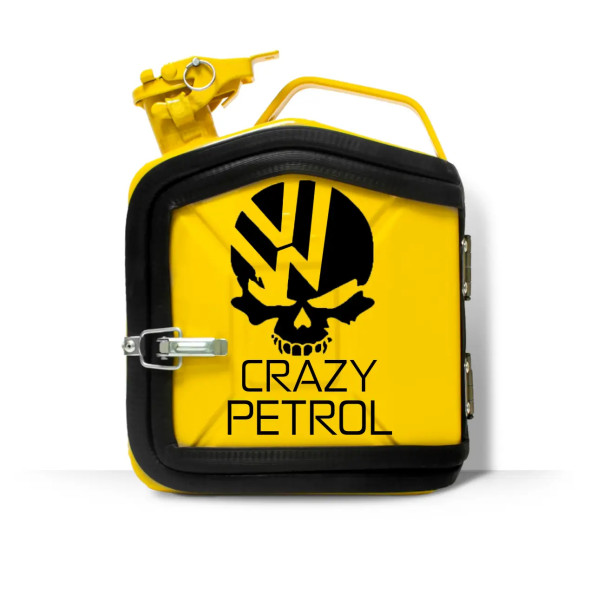 Подарунок чоловікові каністра-бар на 5л. з індивідуальним принтом "Crazy Petrol"