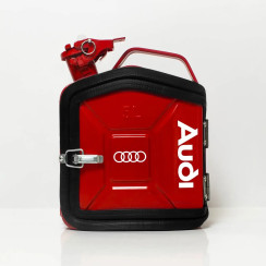 Каністра подарунковий набір водієві на день народження з написом на 5л. "Audi" 