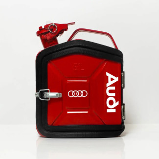 Каністра подарунковий набір водієві на день народження з написом на 5л. "Audi" 