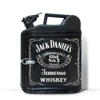 Каністра-бар на 10 л. для відпочинку водієві в подарунок з принтом "Jack Daniels" 
