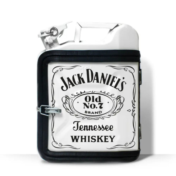 Каністра-бар на 10 л. для відпочинку водієві в подарунок з принтом "Jack Daniels" 