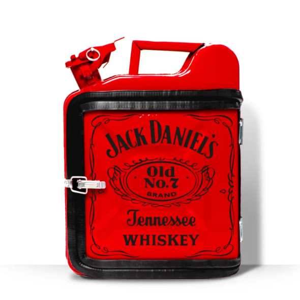 Каністра-бар на 10 л. для відпочинку водієві в подарунок з принтом "Jack Daniels" 