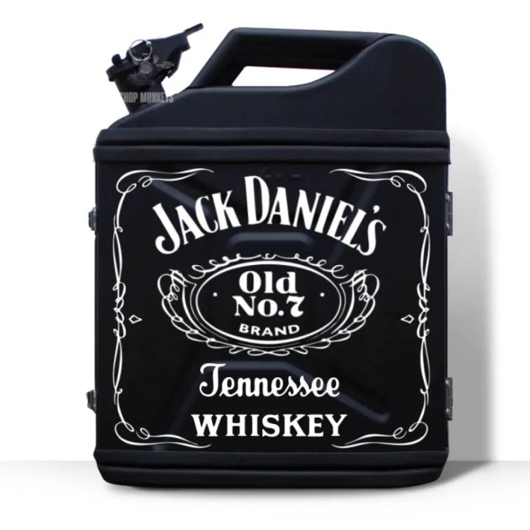 Каністра-бар на подарунок автомобілісту на 20 л. з принтом "Jack Daniels" 