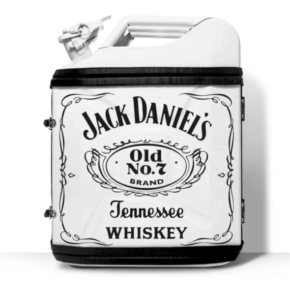 Каністра-бар на подарунок автомобілісту на 20 л. з принтом "Jack Daniels" 