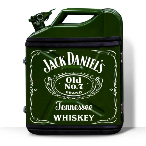 Каністра-бар на подарунок автомобілісту на 20 л. з принтом "Jack Daniels" 