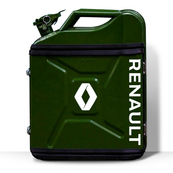 Каністра подарунковий набір водію для алкоголю на 20 л. з принтом "Renault"