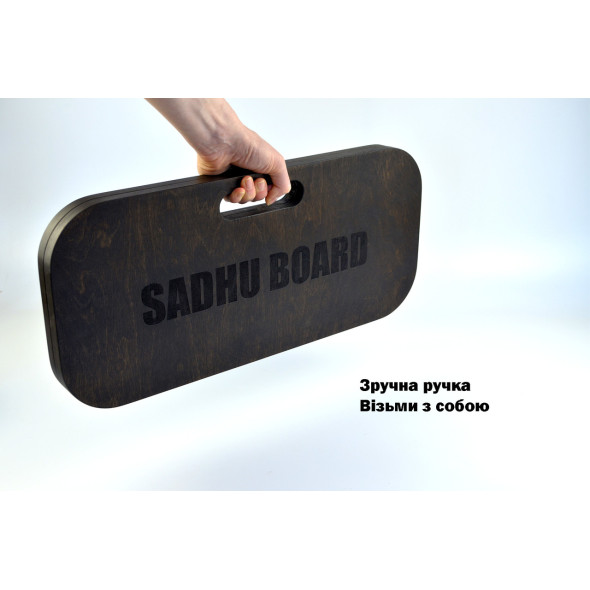 Дошка Садху з цвяхами для спини з ручкою з кроком 15 мм Sadhu Board