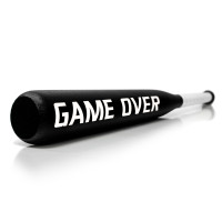 Бейсбольна бита дерев'яна з принтом «Game Over» | 75 см | 800 г