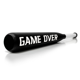 Бейсбольна бита дерев'яна з принтом «Game Over» | 75 см | 800 г