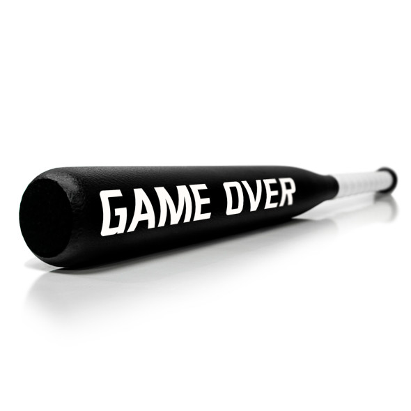 Бейсбольна бита дерев'яна з принтом «Game Over» | 75 см | 800 г