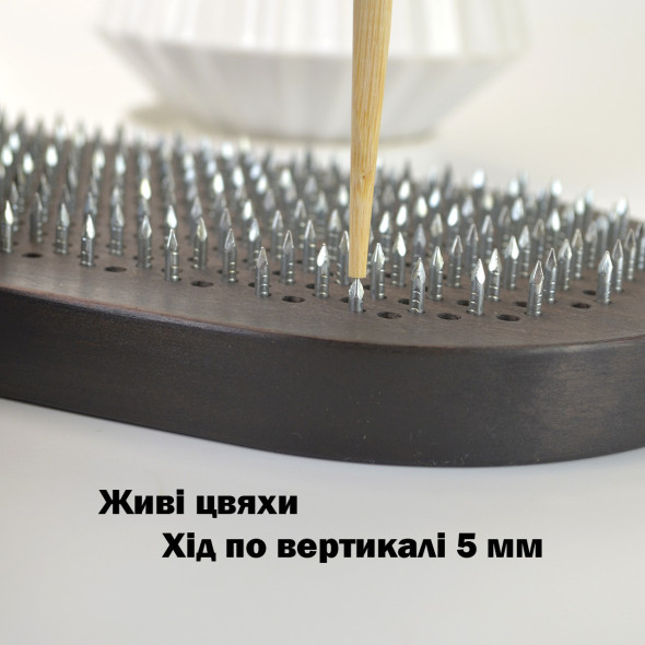 Динамічна анатомічна дошка садху Morebi Чорний, Крок 10 мм