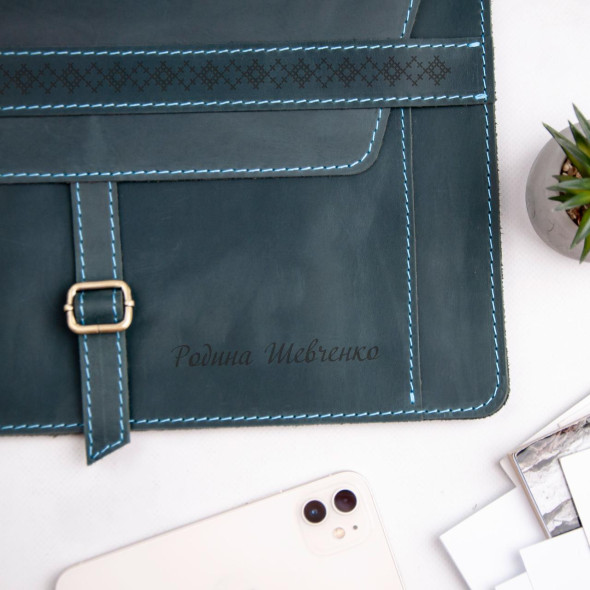 Органайзер для сімейних документів А4 ручна робота з шкіри Коричневий | Подарунок чоловікові на будь-яке свято
