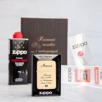 Запальнички Zippo з гравіюванням | Подарунок чоловікові, братові, другові на ювілей
