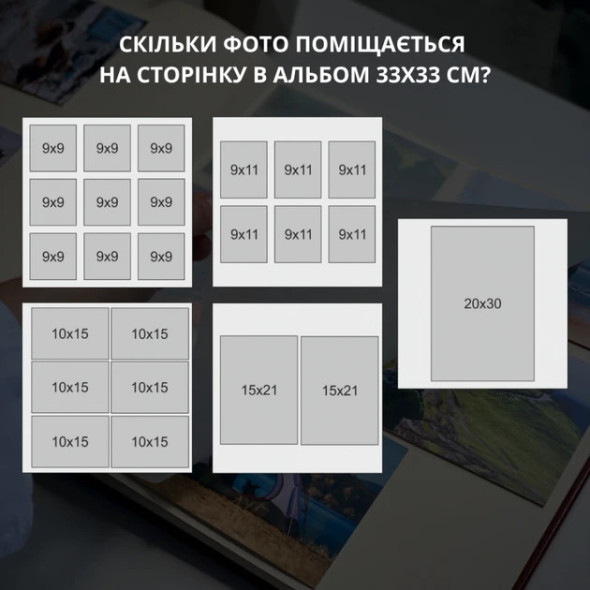 Фотоальбом з велюру весільний "This is us" Блакитний 33х33 см 120 сторінок