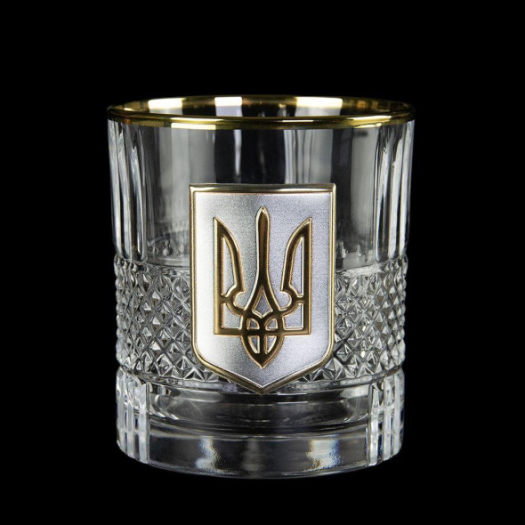 Набір для віскі з бюстом Т. Шевченка 6 шт, кришталь | Подарунок для письменника, Boss Crystal
