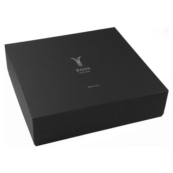 Чарки із тризубом гербом із графином, 6 шт, кришталь | Подарунок командиру ЗСУ, Boss Crystal