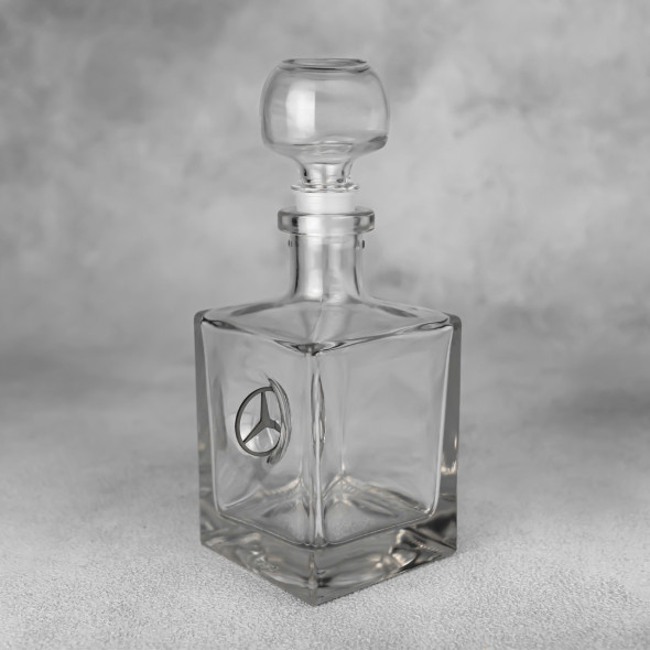 Набір чарок з маркою авто Mercedes ALL INCLUSIVE Графін + 6 чарок