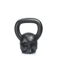 Гиря чавунна спортивна цільна для фітнесу Skull 12 kg | Подарунок тренеру