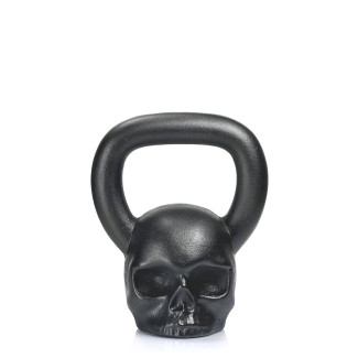 Гиря чавунна спортивна цільна для фітнесу Skull 12 kg | Подарунок тренеру