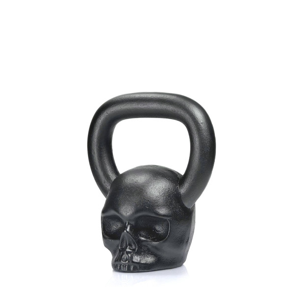 Гиря чавунна спортивна цільна для фітнесу Skull 12 kg | Подарунок тренеру