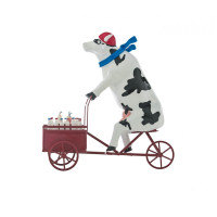 Колекційна статуетка корова Lait Triporteur, Size XL | Прикраса для домашнього інтер'єру