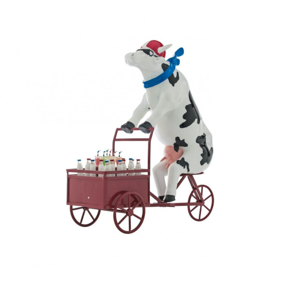 Колекційна статуетка корова Lait Triporteur, Size XL | Прикраса для домашнього інтер'єру