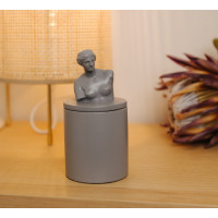 Аромасвічка VENUS CHERRY BLOSSOM GRAY 100% WOOD WAX 165g 35h