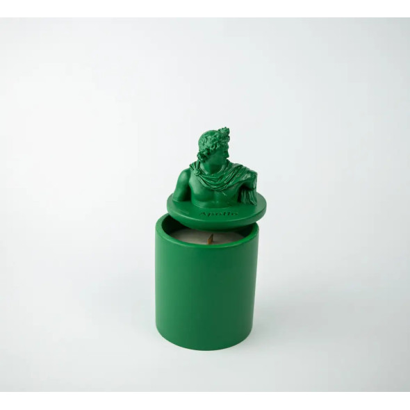 Аромасвічка APOLLO BURLEY VANILLA GREEN 100% WOOD WAX 165g 35h