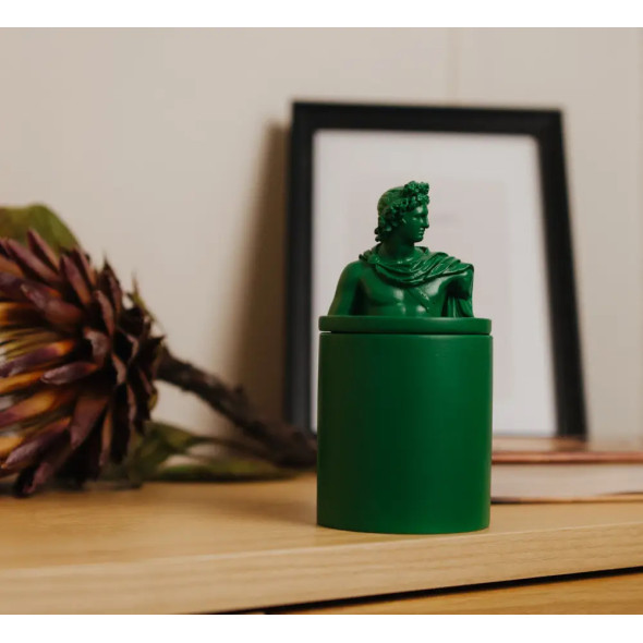 Аромасвічка APOLLO BURLEY VANILLA GREEN 100% WOOD WAX 165g 35h