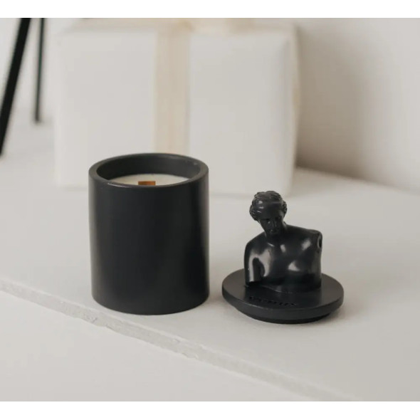 Аромасвічка VENUS CHERRY BLOSSOM GRAFITE 100% WOOD WAX 165g 35h
