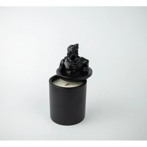 Аромасвічка APOLLO BURLEY VANILLA BLACK 100% WOOD WAX 165g 35h
