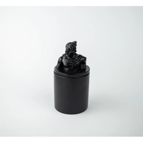 Аромасвічка APOLLO BURLEY VANILLA BLACK 100% WOOD WAX 165g 35h